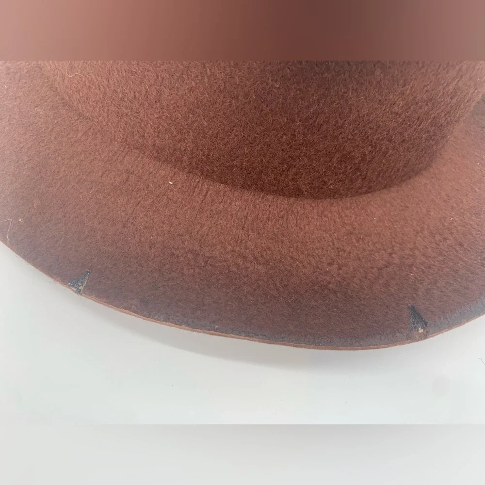 Nightmare on Elm Street Freddy Kreuger Brown Felt Fedora Hat - Picture 3 of 6
